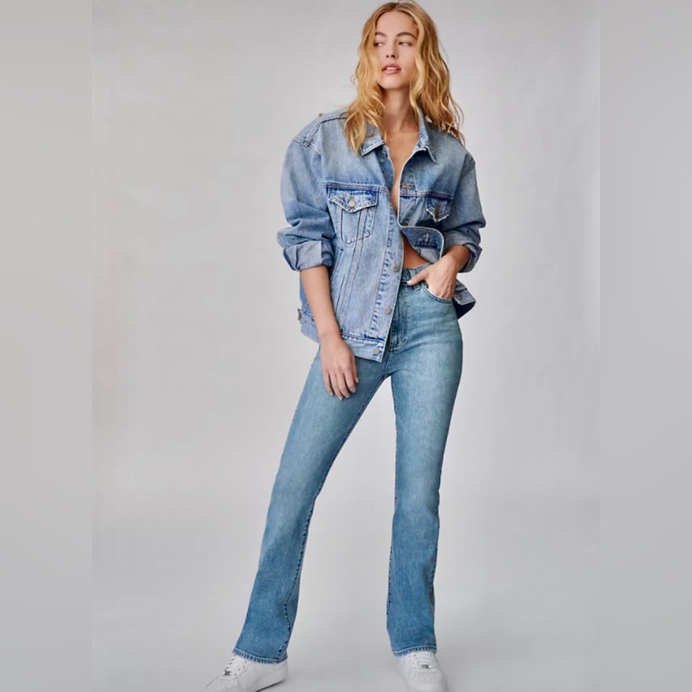 Denim Forum Light Blue Boot Cut Jeans
